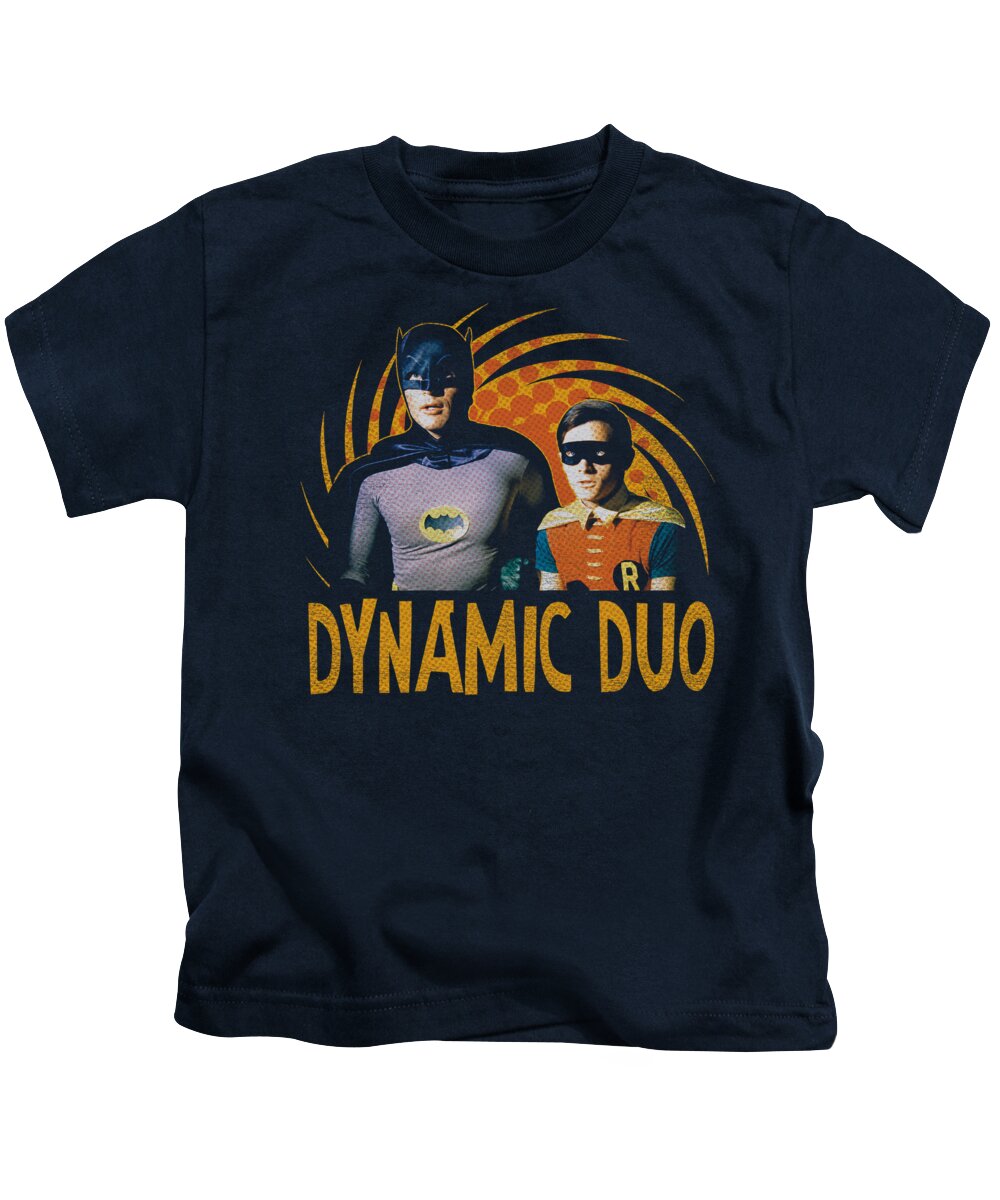 Batman Kids T-Shirt featuring the digital art Batman Classic Tv - Dynamic by Brand A