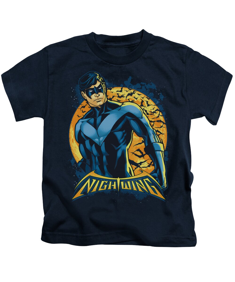 Batman - Nightwing Moon Art America Fine A - by T-Shirt Brand Kids