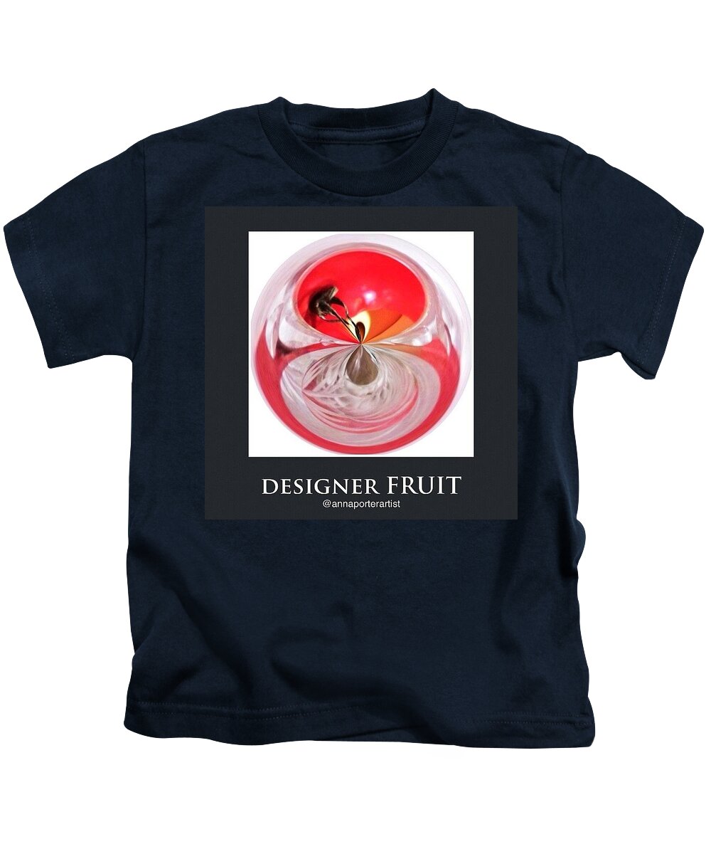 Fuzel Kids T-Shirt featuring the photograph Designer Fruit - My Fifth And Final by Anna Porter