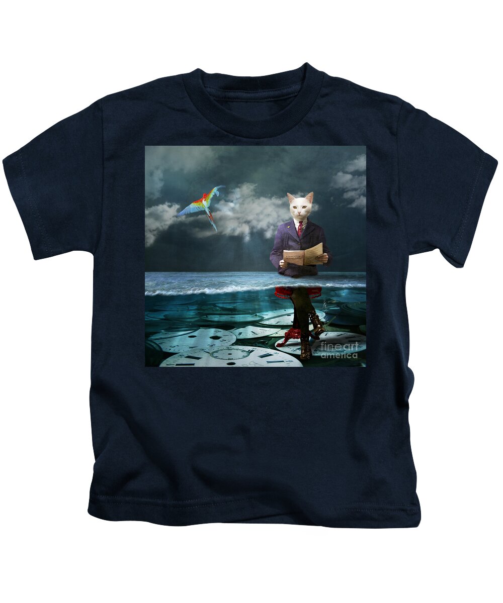 Underwater Kids T-Shirt featuring the photograph Everything is a matter of time by Martine Roch
