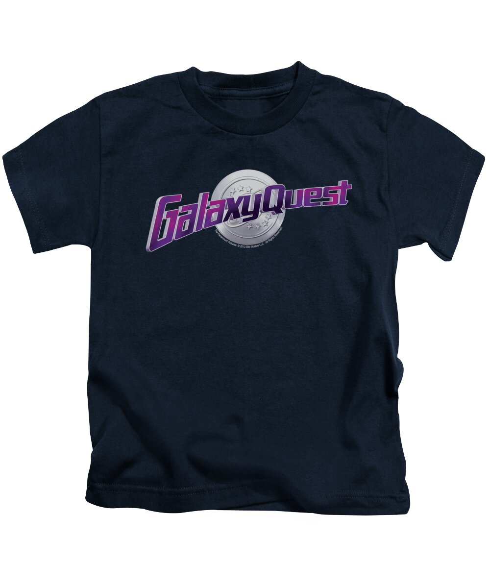 Galaxy Quest Kids T-Shirt featuring the digital art Galaxy Quest - Logo by Brand A