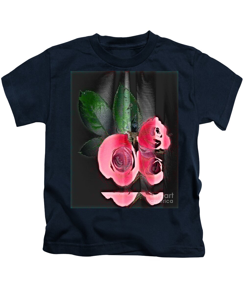 Digital Image Kids T-Shirt featuring the digital art Lovely by Yael VanGruber