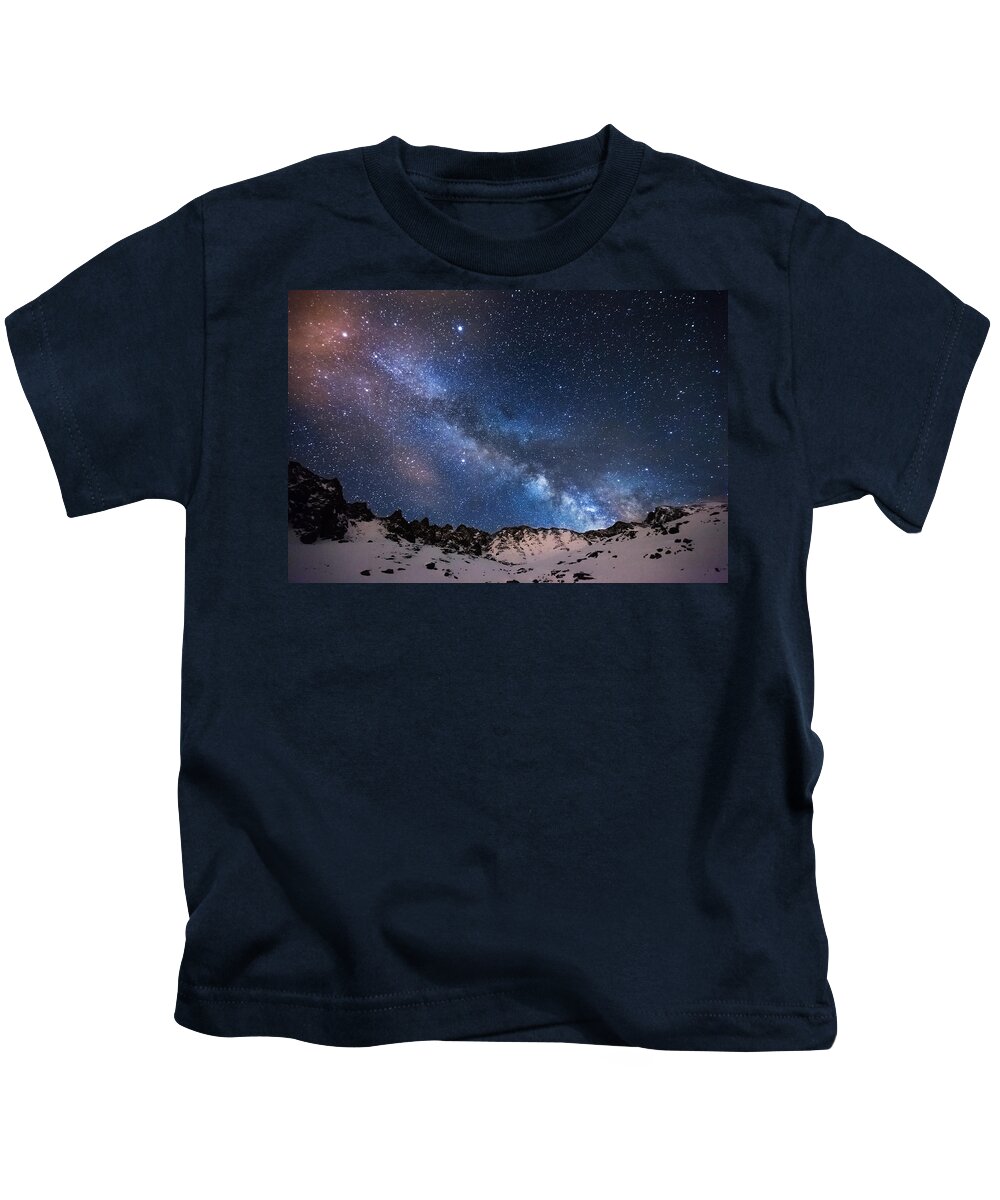 Colorado Kids T-Shirt featuring the photograph Mayflower Gulch Milky Way by Darren White