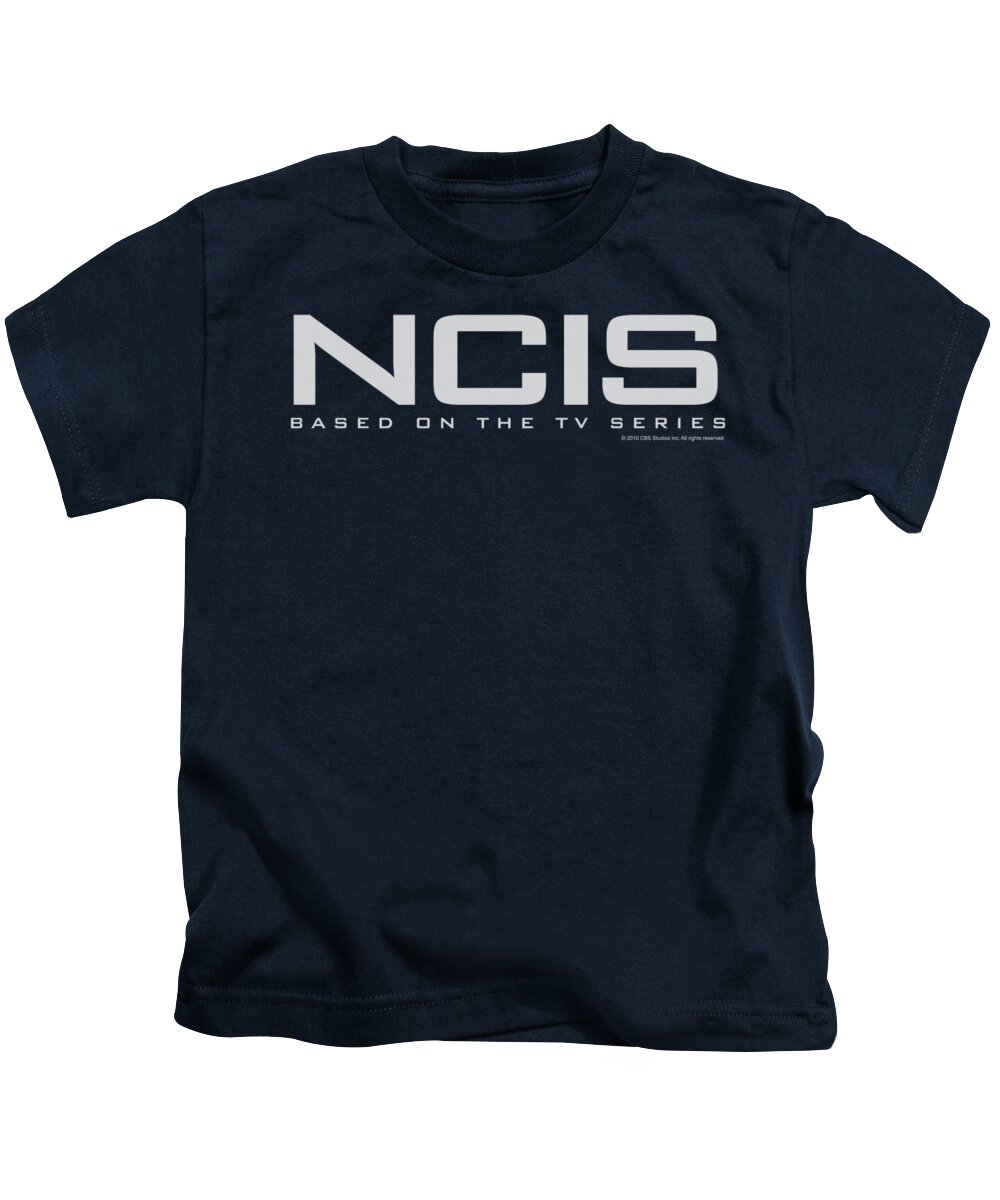 NCIS Kids T-Shirt featuring the digital art Ncis - Logo by Brand A