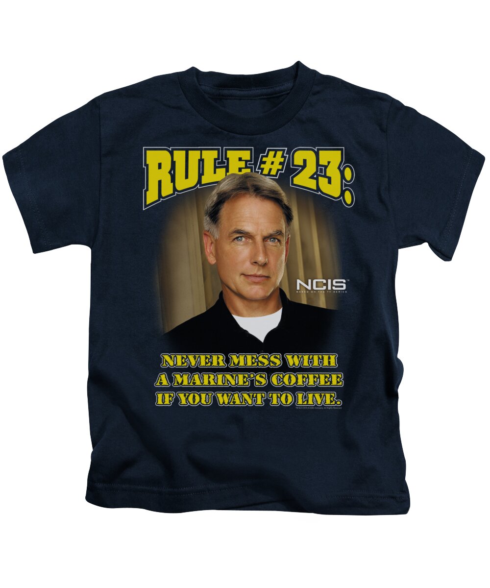 NCIS Kids T-Shirt featuring the digital art Ncis - Rule 23 by Brand A
