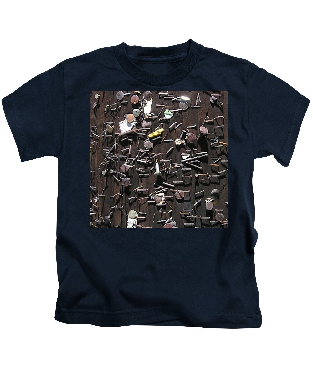 Staples Kids T-Shirt featuring the photograph No News Lately by R Allen Swezey