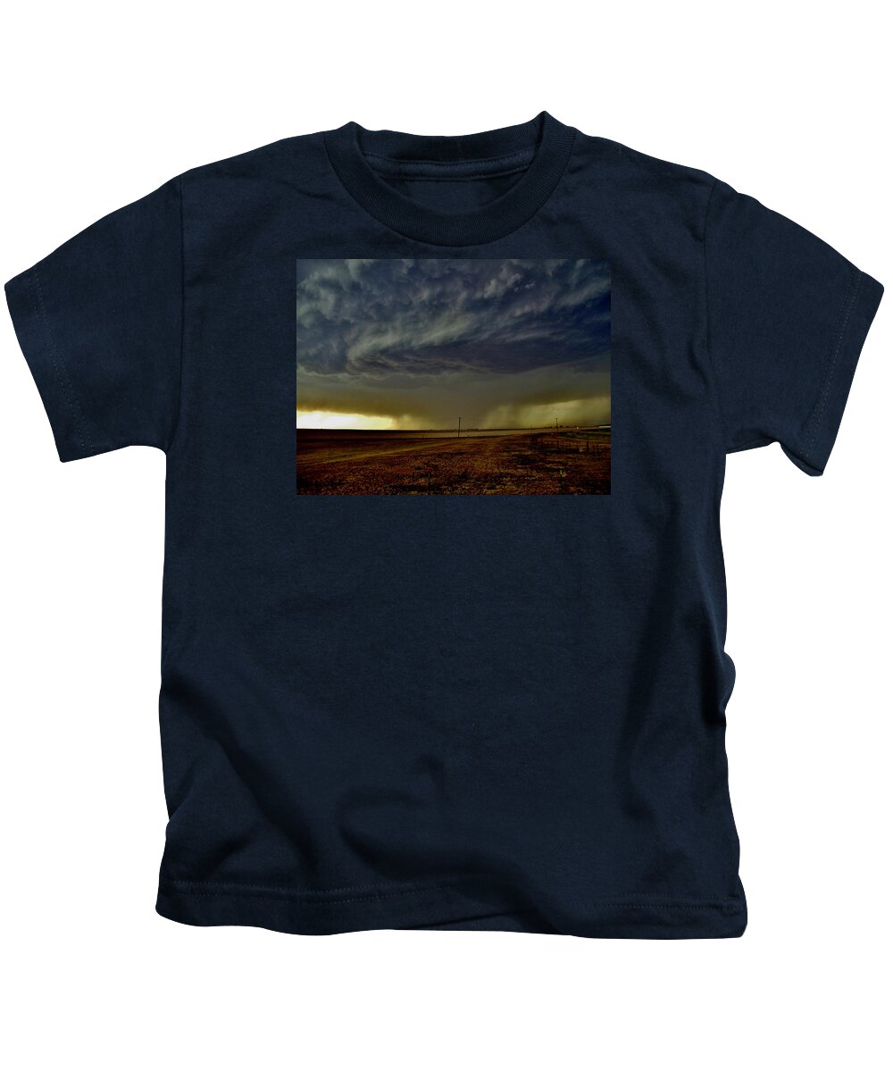 Weather Kids T-Shirt featuring the photograph Perryton Supercell by Ed Sweeney
