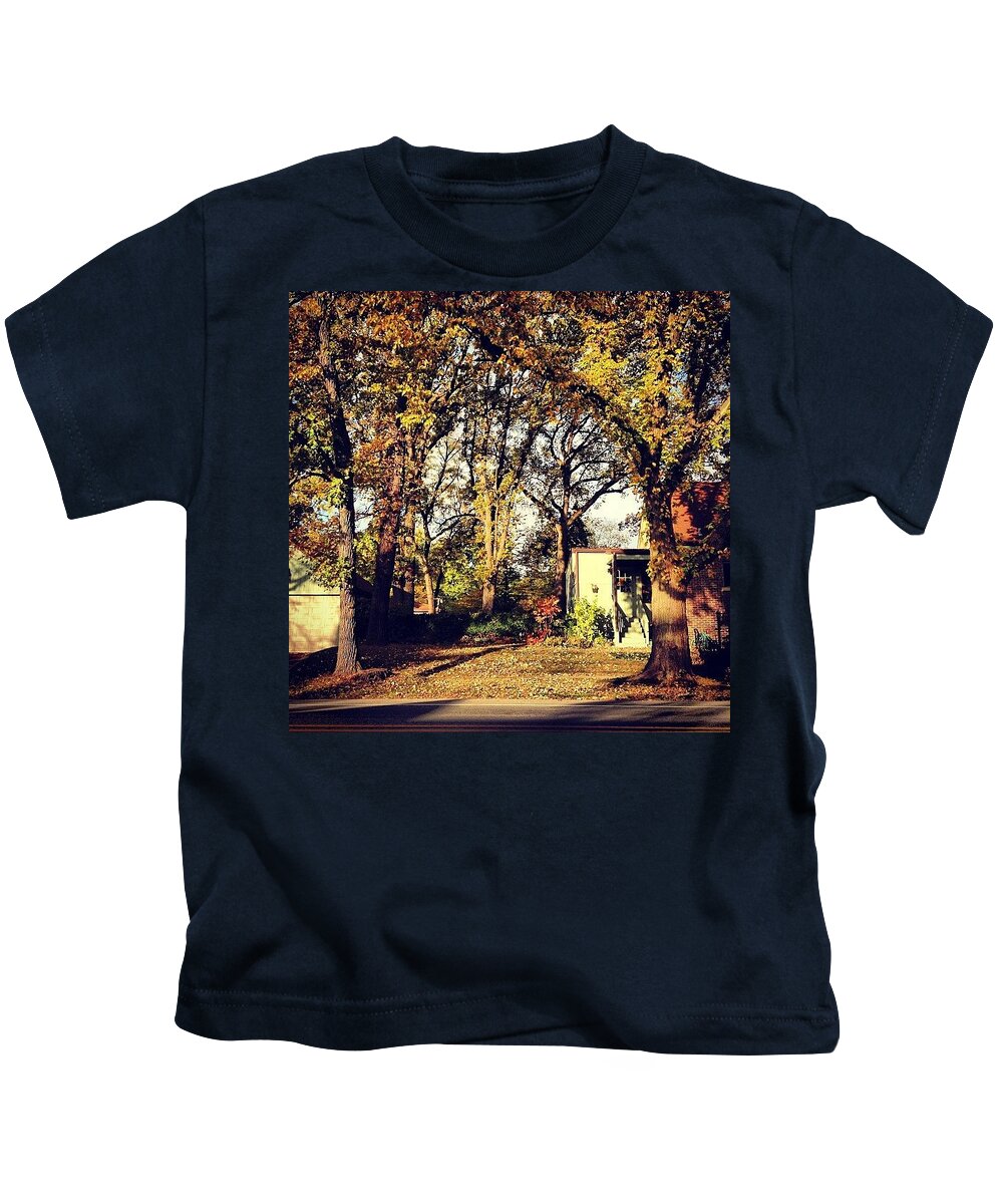 Square Format Kids T-Shirt featuring the photograph Portrait Of Autumn by Frank J Casella