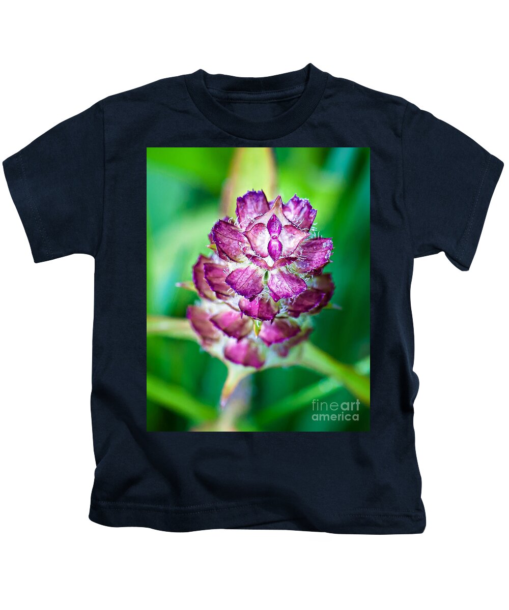 Wildflowers Kids T-Shirt featuring the photograph Purple Beauty by Gwen Gibson
