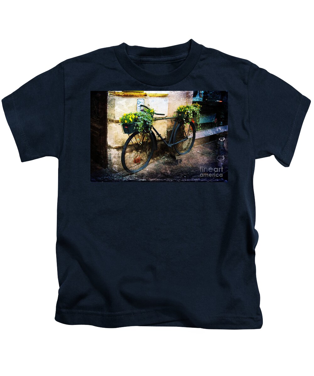 Bike Kids T-Shirt featuring the photograph Re-Cycle by Randi Grace Nilsberg