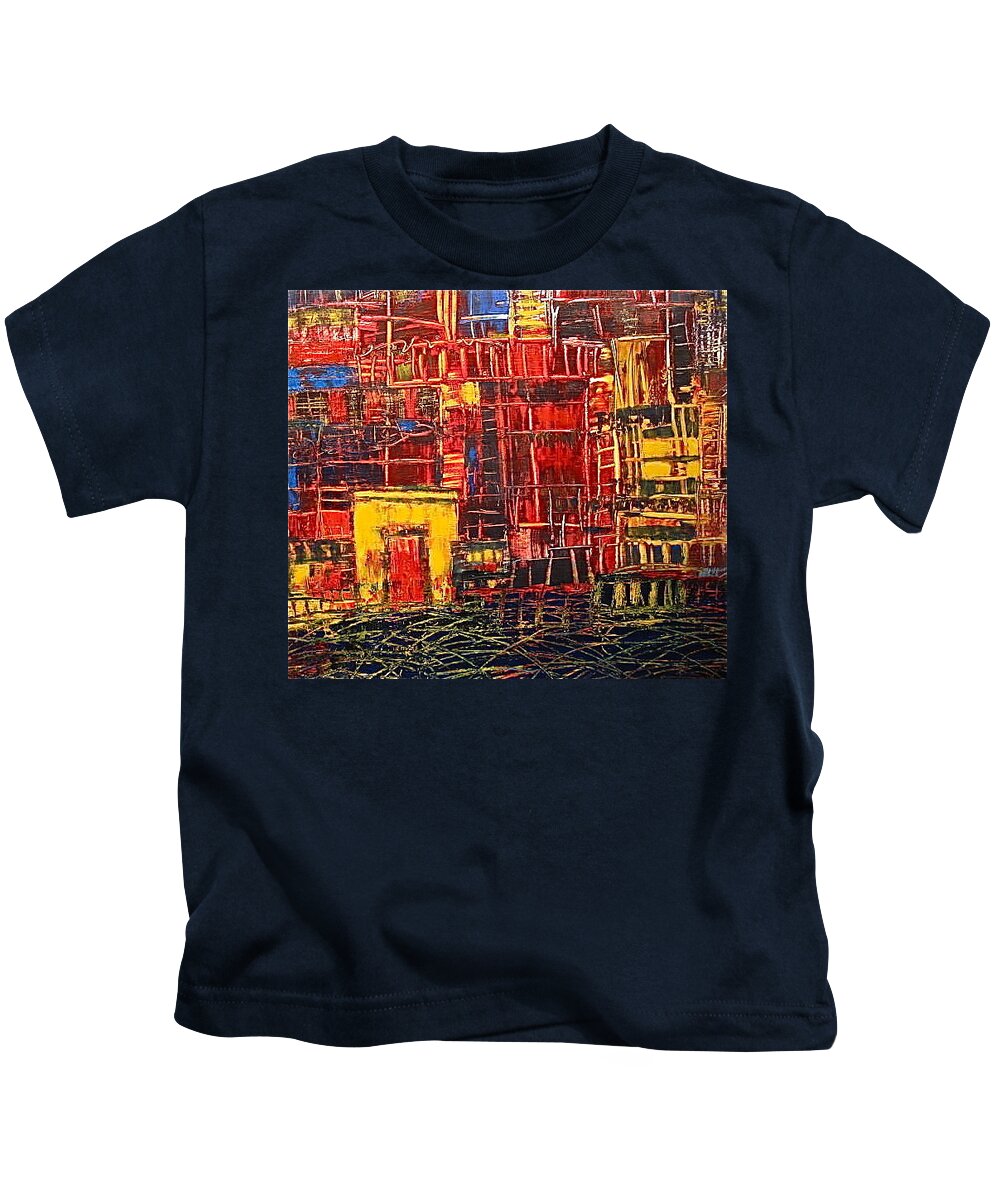 China Kids T-Shirt featuring the painting Shanghaied by Janice Nabors Raiteri