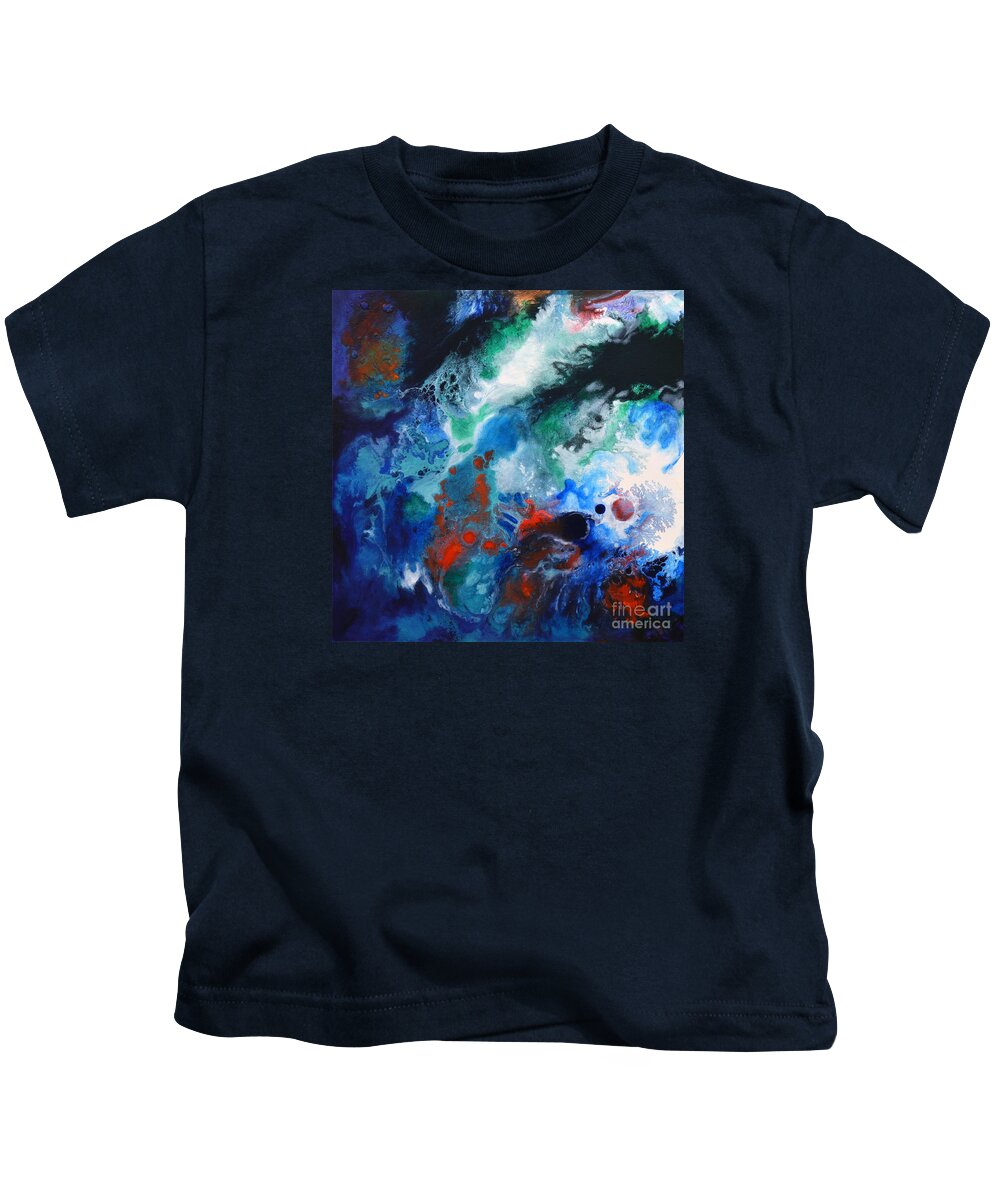Spark Of Life Kids T-Shirt featuring the painting Spark of Life Canvas One by Sally Trace