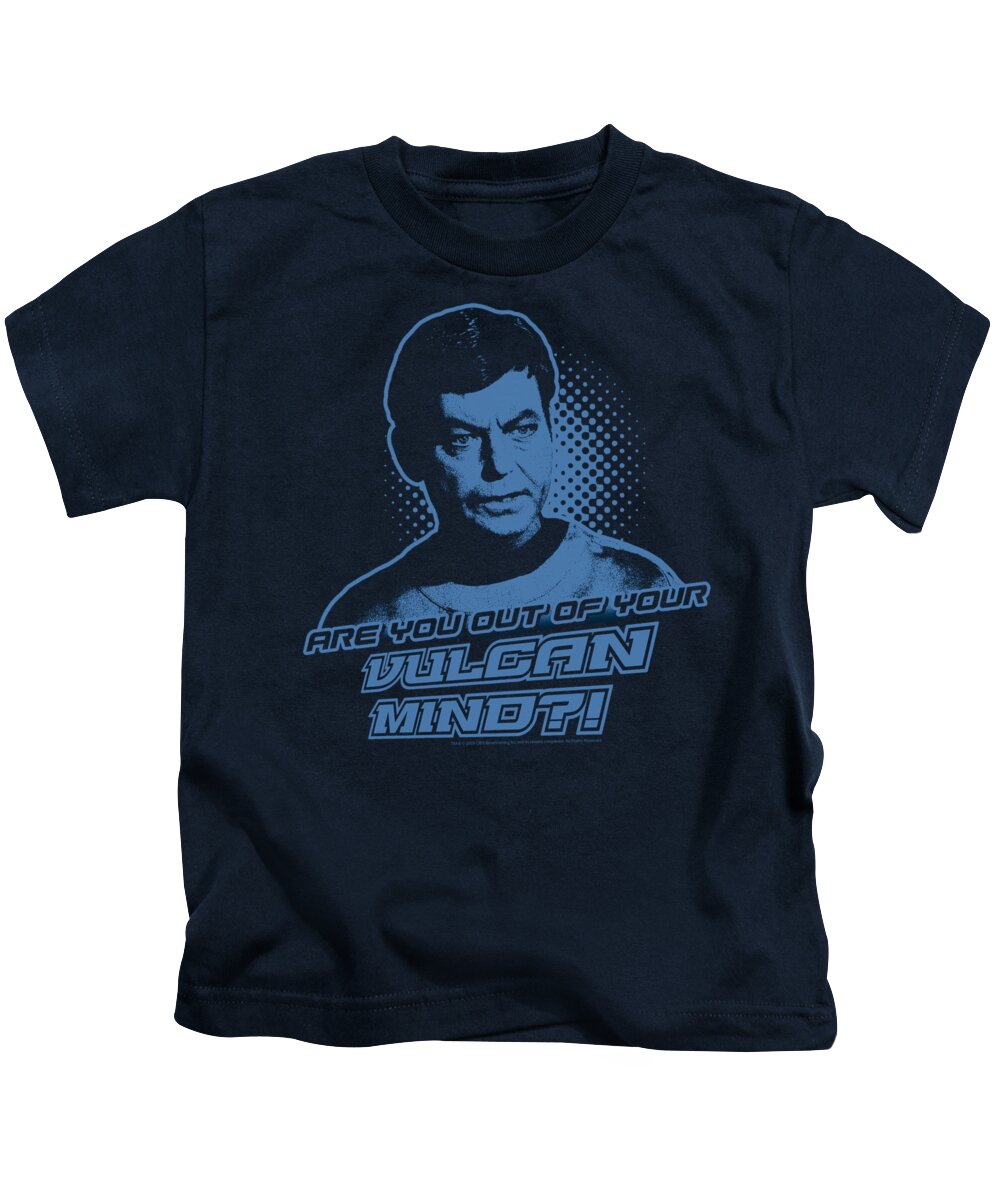 Star Trek Kids T-Shirt featuring the digital art St Original - Vulcan Mind by Brand A