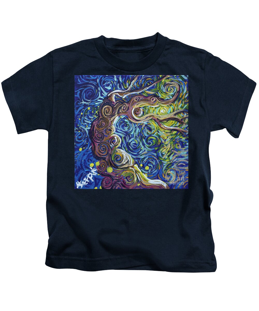 Impressionism Kids T-Shirt featuring the painting The Light Of Love Is All by Stefan Duncan