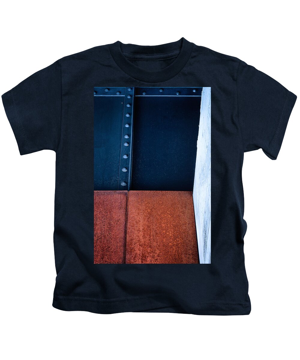 Abstract Kids T-Shirt featuring the photograph Tricolor by Scott Wyatt