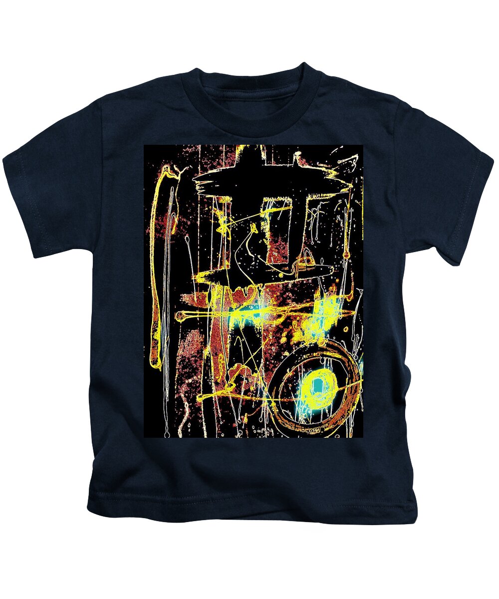 Turks And Caicos Colors Kids T-Shirt featuring the painting Turks and Caicos by Cleaster Cotton