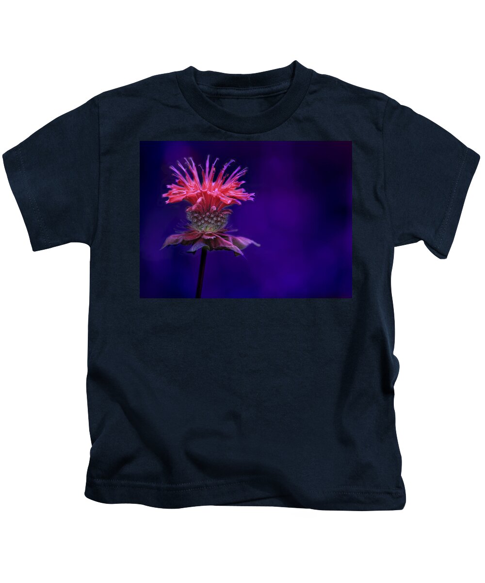 Bee Kids T-Shirt featuring the photograph Bee Balm by Shelley Neff