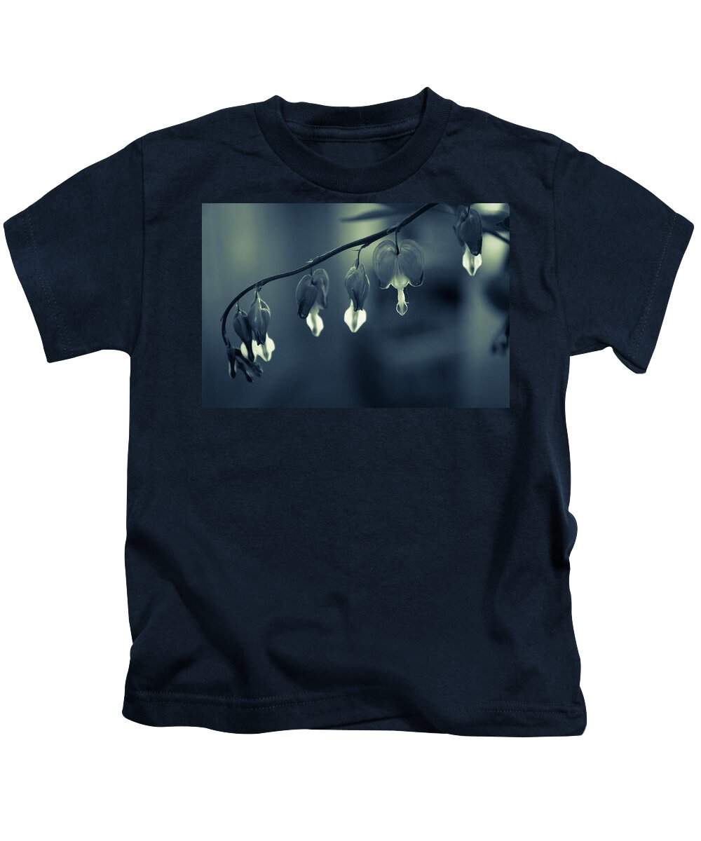 Nature Kids T-Shirt featuring the photograph Bleeding heart by Andreas Levi