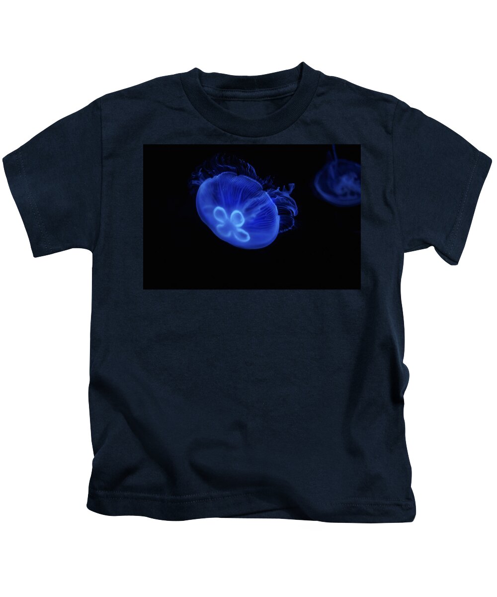Beauty In Nature Kids T-Shirt featuring the photograph Common Moon Jelly by Diane Macdonald
