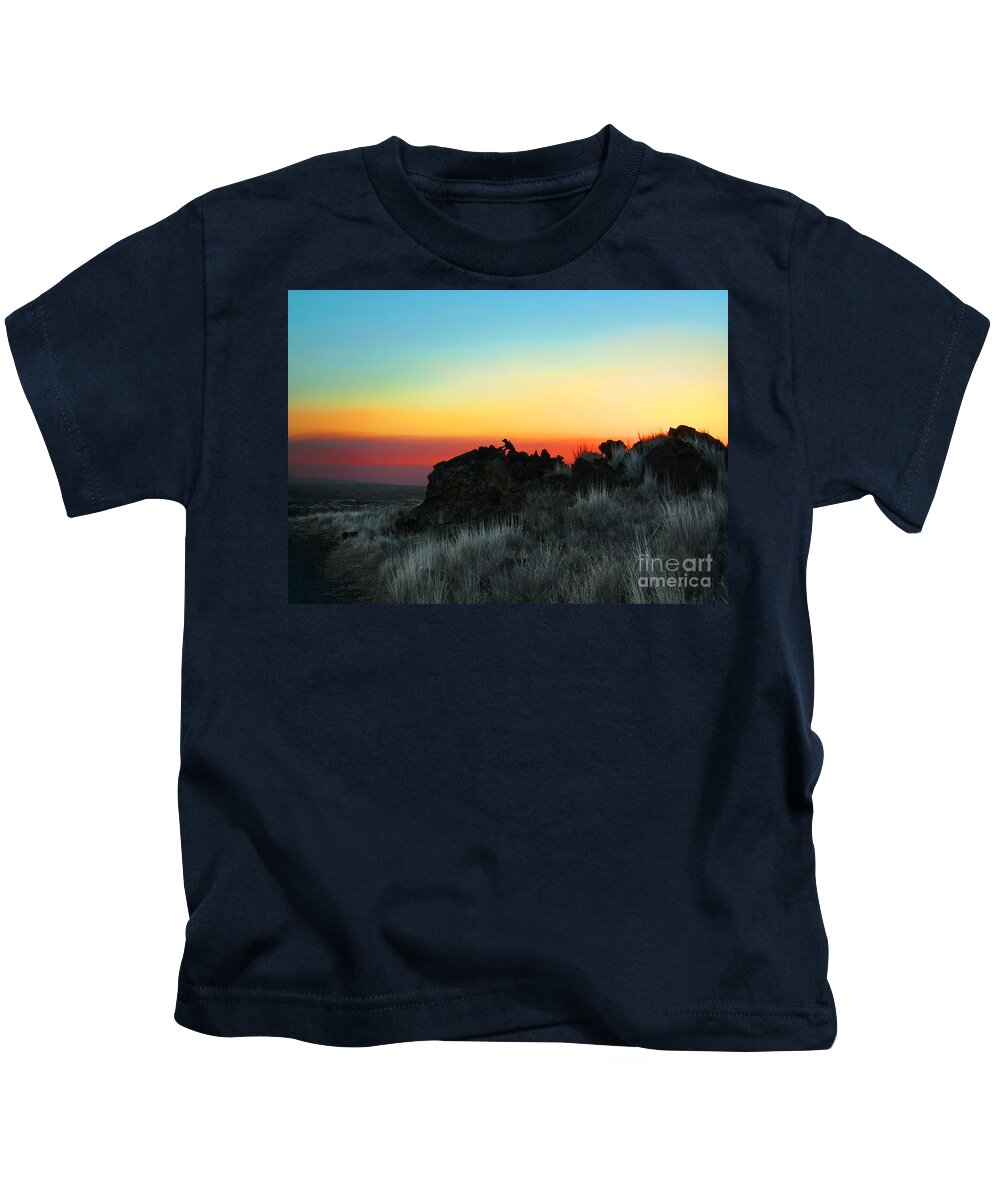Landscape Kids T-Shirt featuring the photograph Hawaiian Pop Art by Ellen Cotton