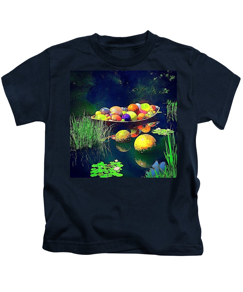 Beautiful Kids T-Shirt featuring the photograph Denver Botanic Gardens. #water #1 by Austin Tuxedo Cat