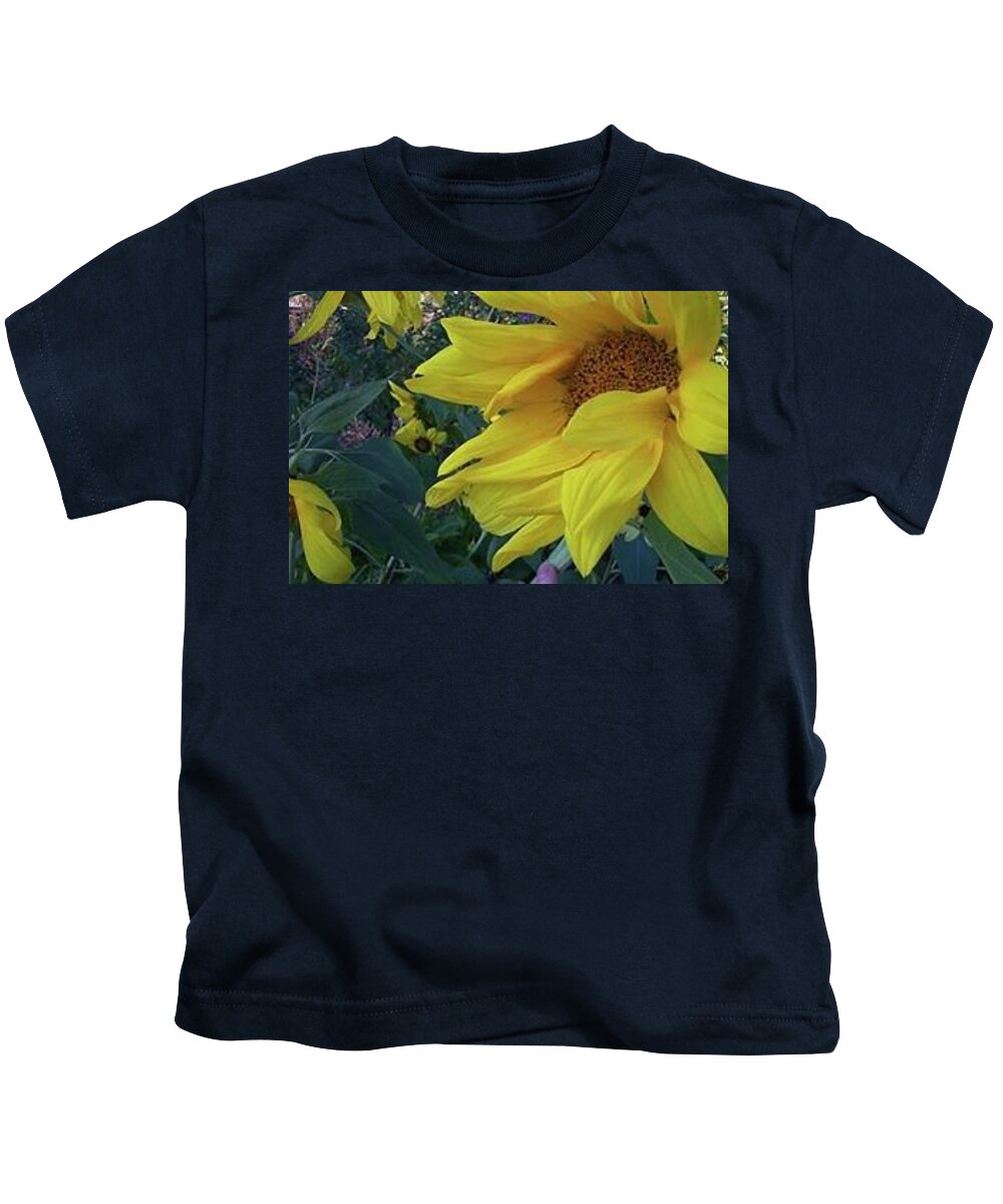  Kids T-Shirt featuring the photograph Sunflowers #1 by Stephanie Piaquadio