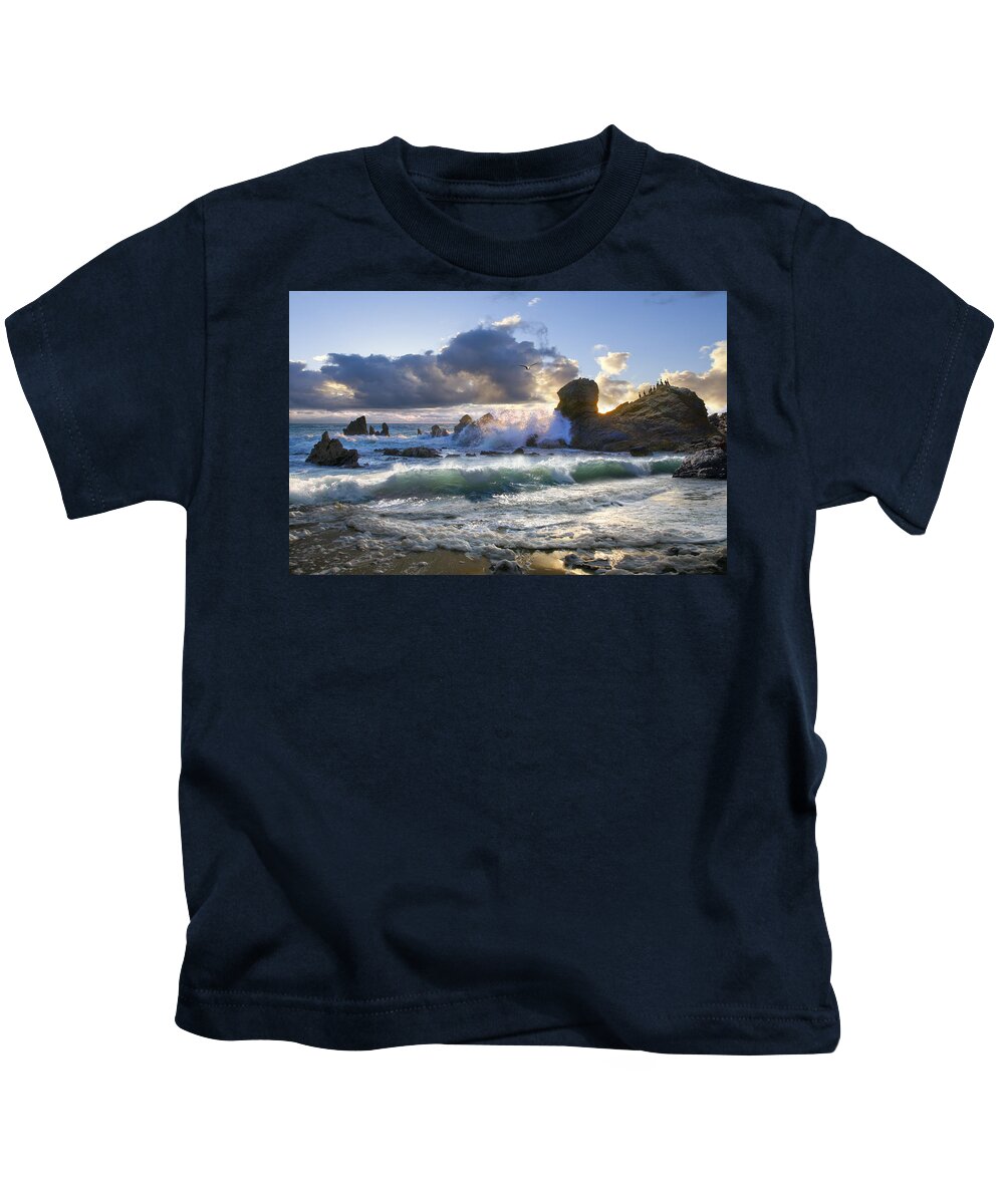 Ocean Kids T-Shirt featuring the photograph A Whisper In The Wind by Acropolis De Versailles