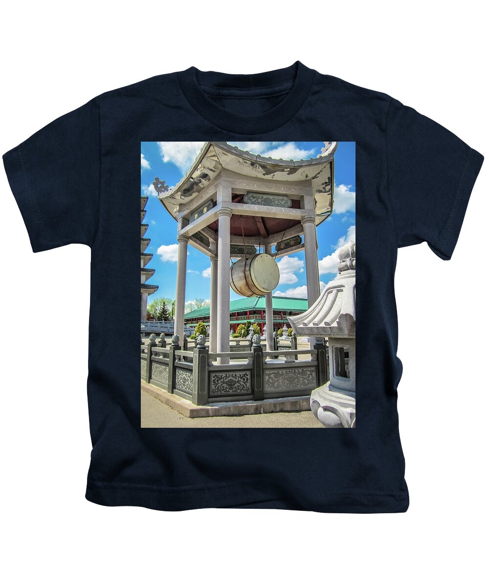 Asian Kids T-Shirt featuring the photograph Asian Drums Series Y3085 by Carlos Diaz