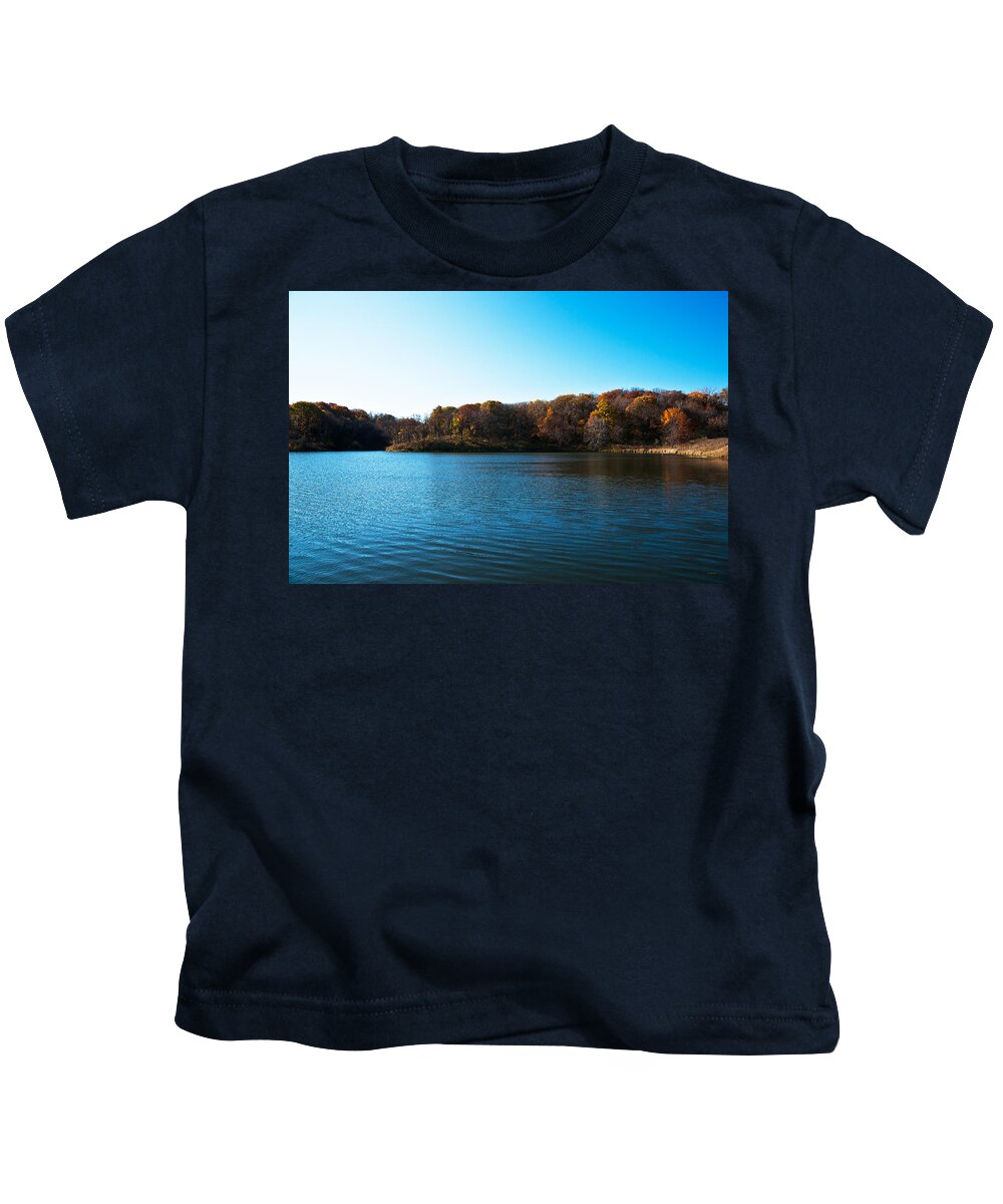 Autumn Kids T-Shirt featuring the photograph Autumn The In Loess Hills by Ed Peterson
