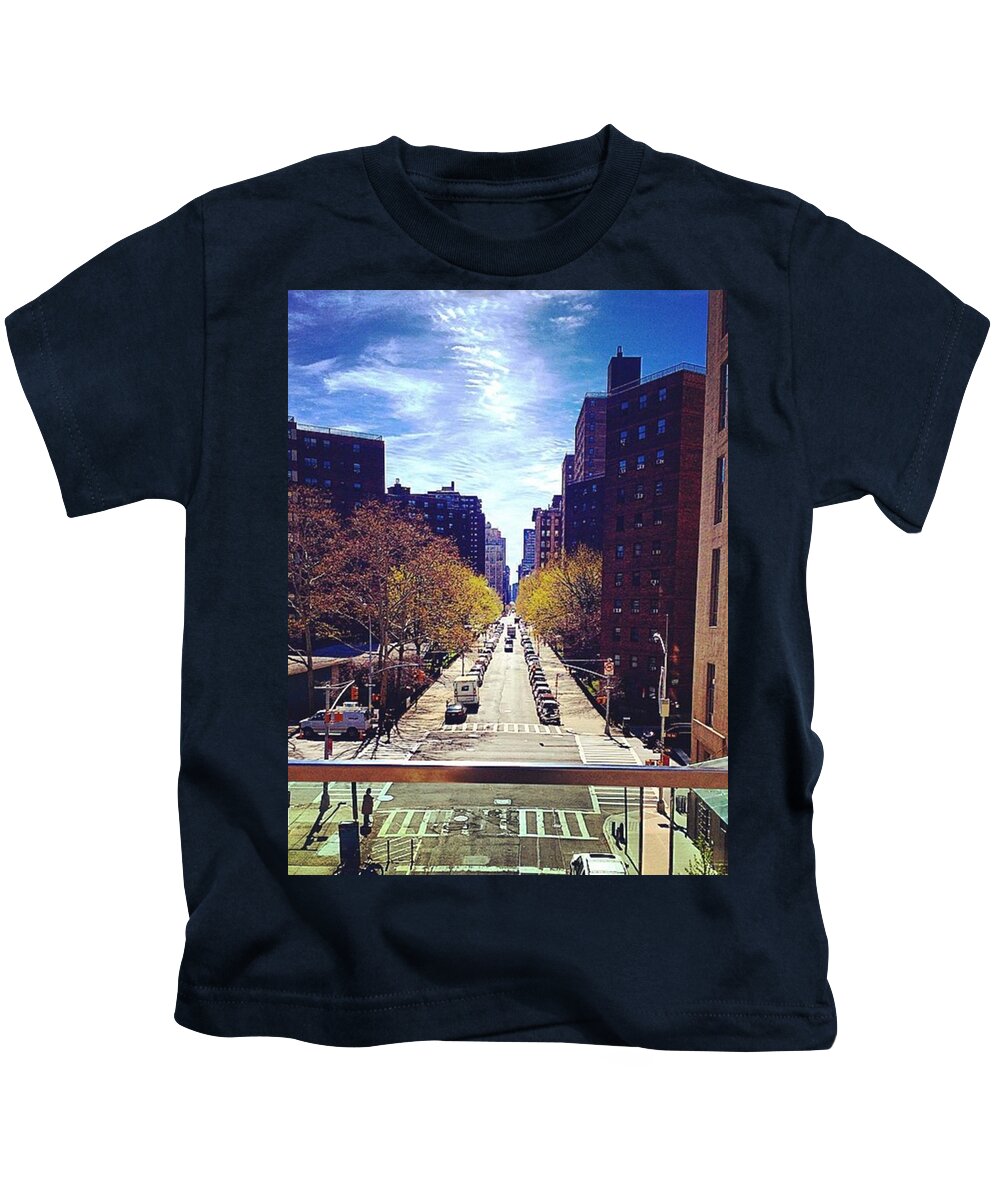 Nyc Kids T-Shirt featuring the photograph Highline Park by Mckenzie Weldon