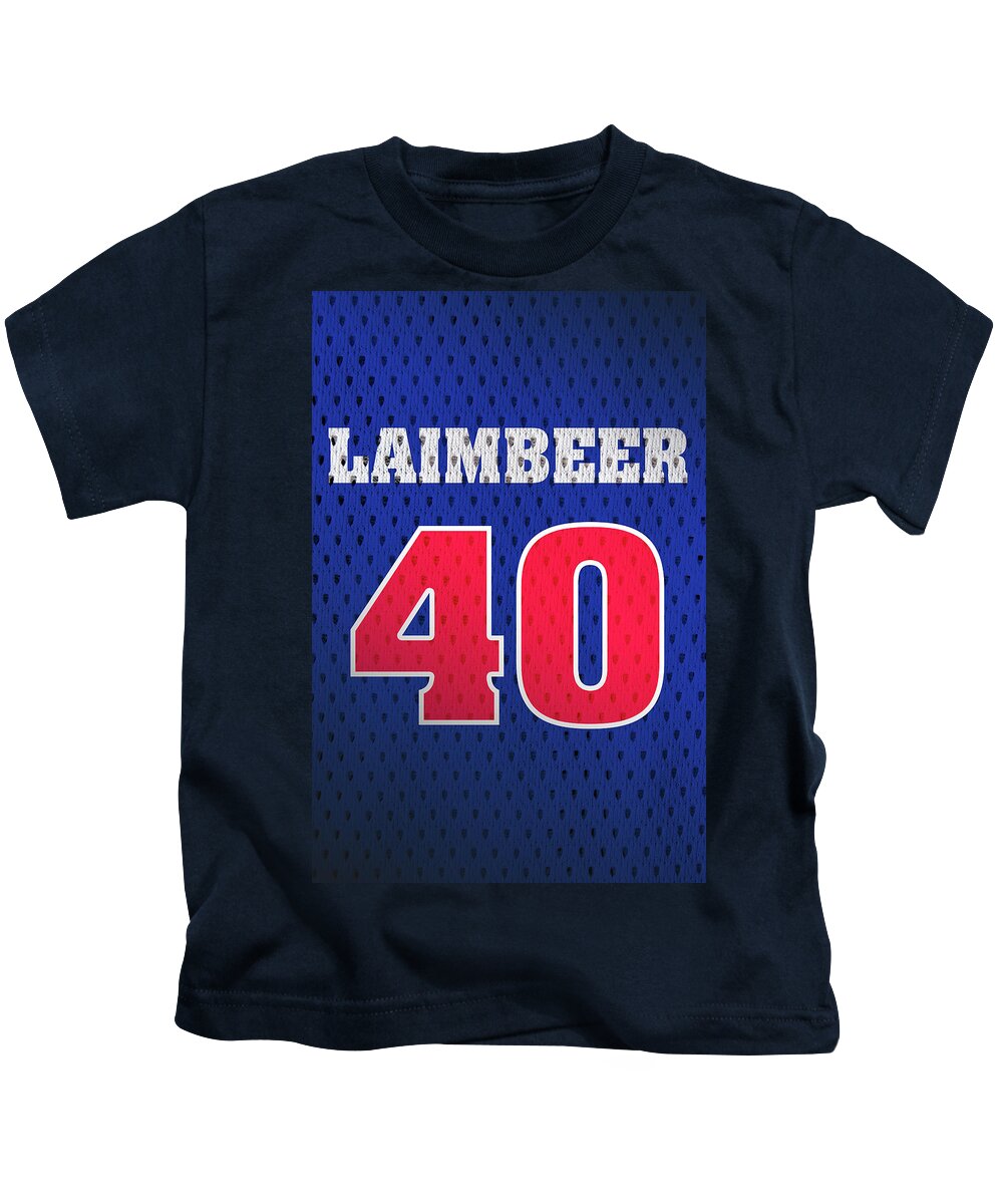 Bill Laimbeer Detroit Pistons Number 40 Retro Vintage Jersey