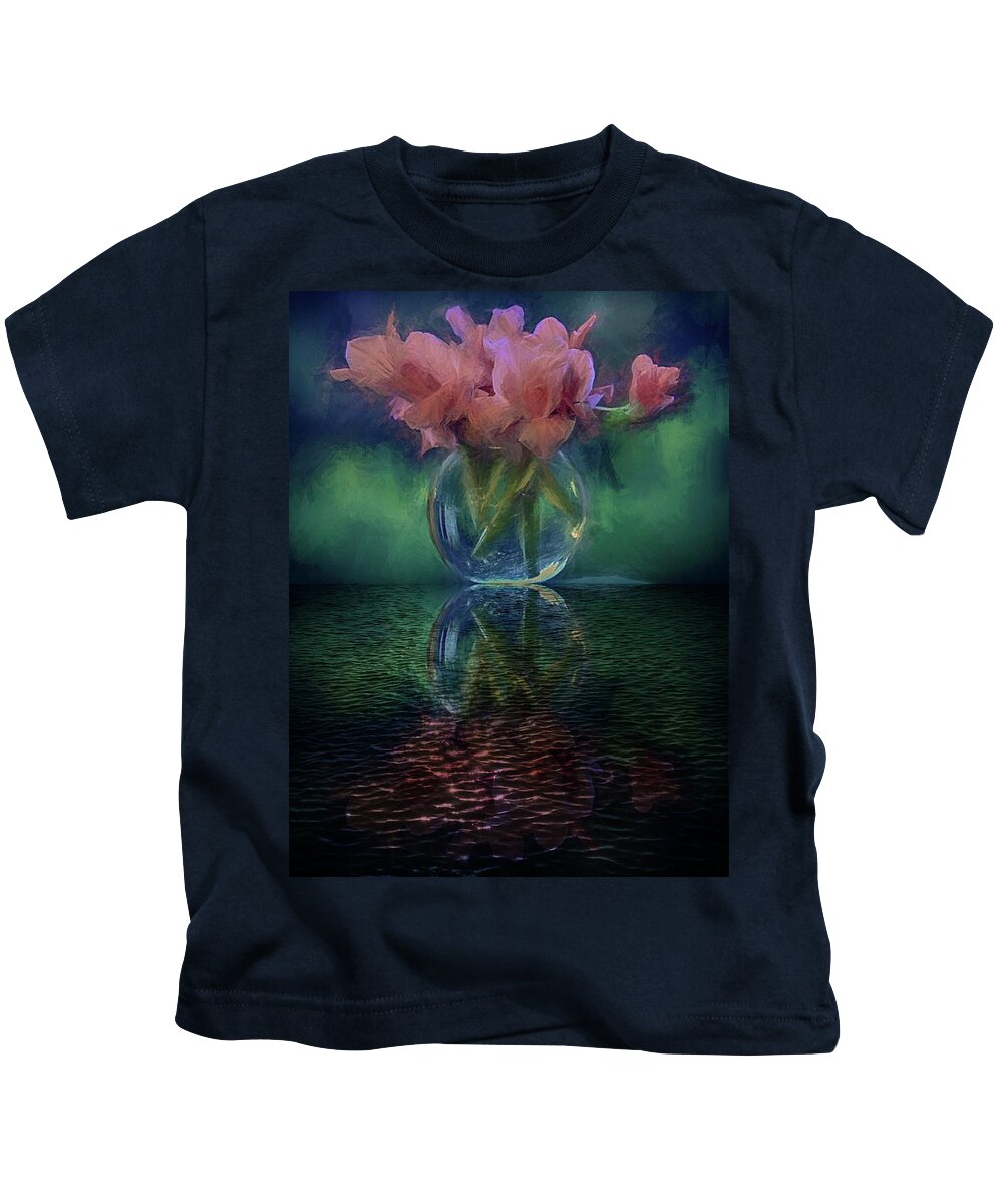 Flower Kids T-Shirt featuring the photograph Bouquet Reflected by Phyllis Meinke