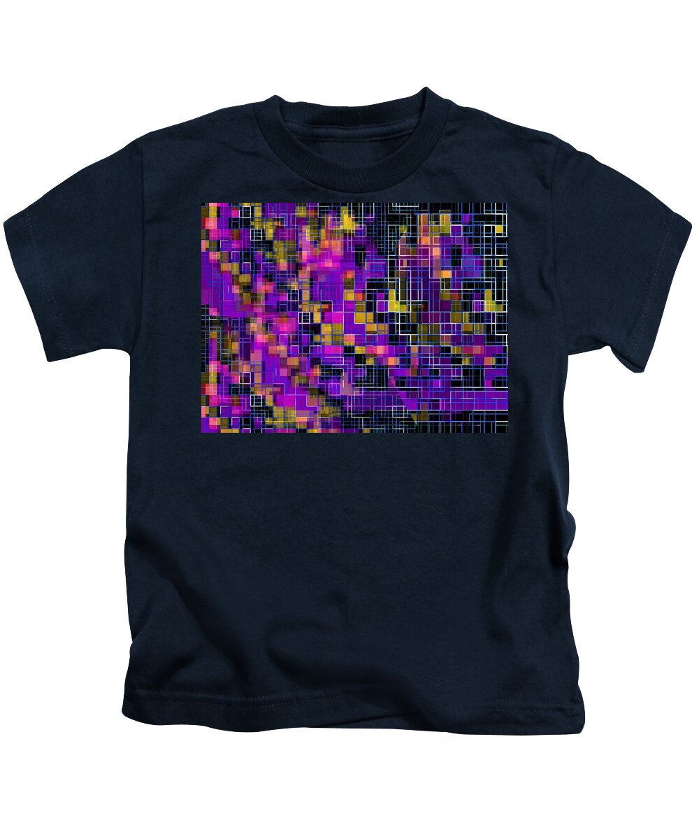 Bright Kids T-Shirt featuring the digital art Even Numbers by Andy Rhodes