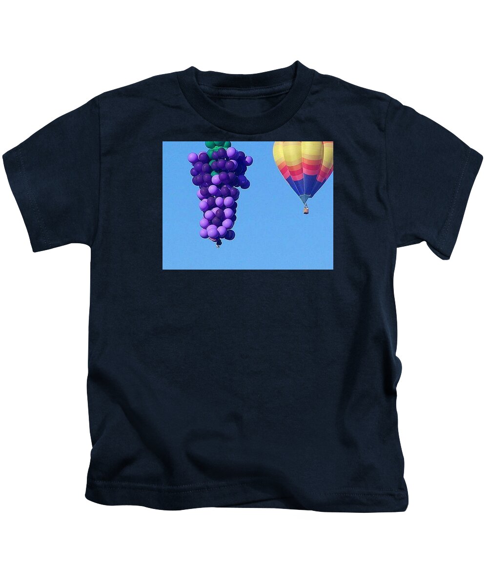 Hot Air Balloon Ride Kids T-Shirt featuring the photograph Hor Air Balloons by James Knecht