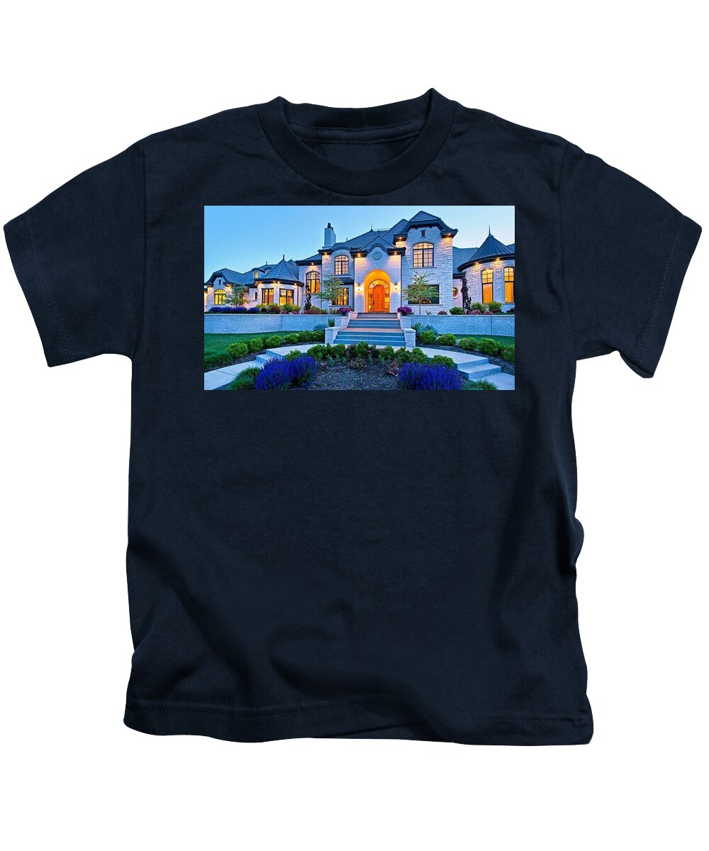 House Kids T-Shirt featuring the photograph House by Jackie Russo