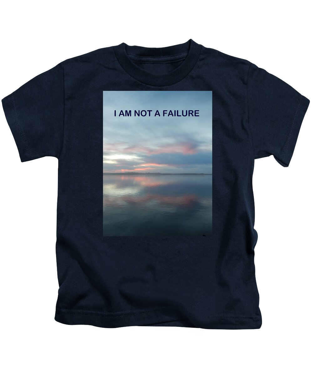 Galleryofhope Kids T-Shirt featuring the photograph I Am Not A Failure by Gallery Of Hope 