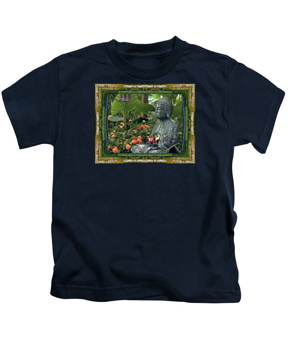 Mandalas Kids T-Shirt featuring the photograph In Repose by Bell And Todd