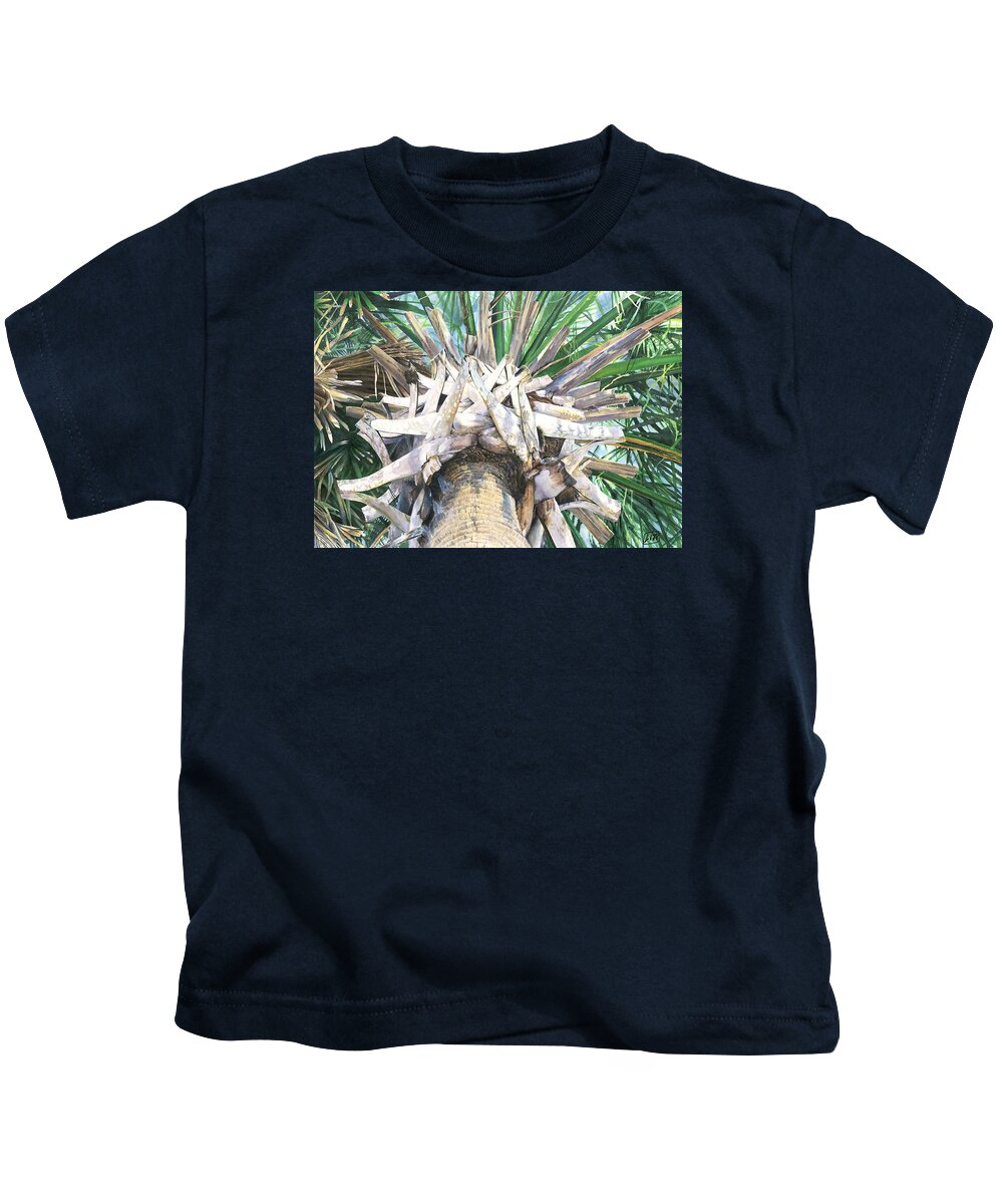 Landscape Kids T-Shirt featuring the painting Life in the Sun by Lisa Tennant