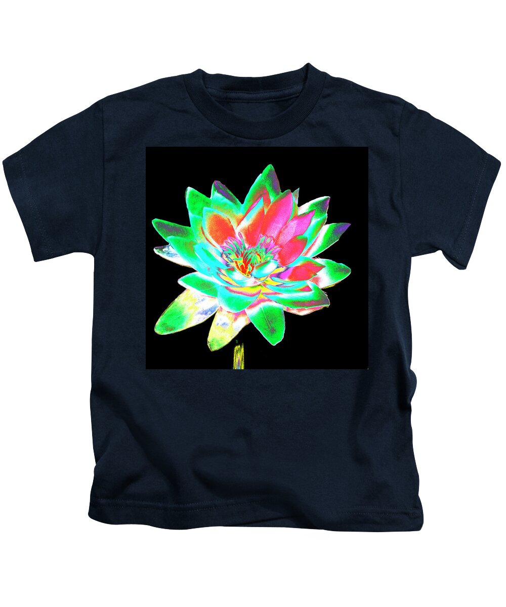 Flowers Kids T-Shirt featuring the photograph Lotus 4 by Ann Tracy