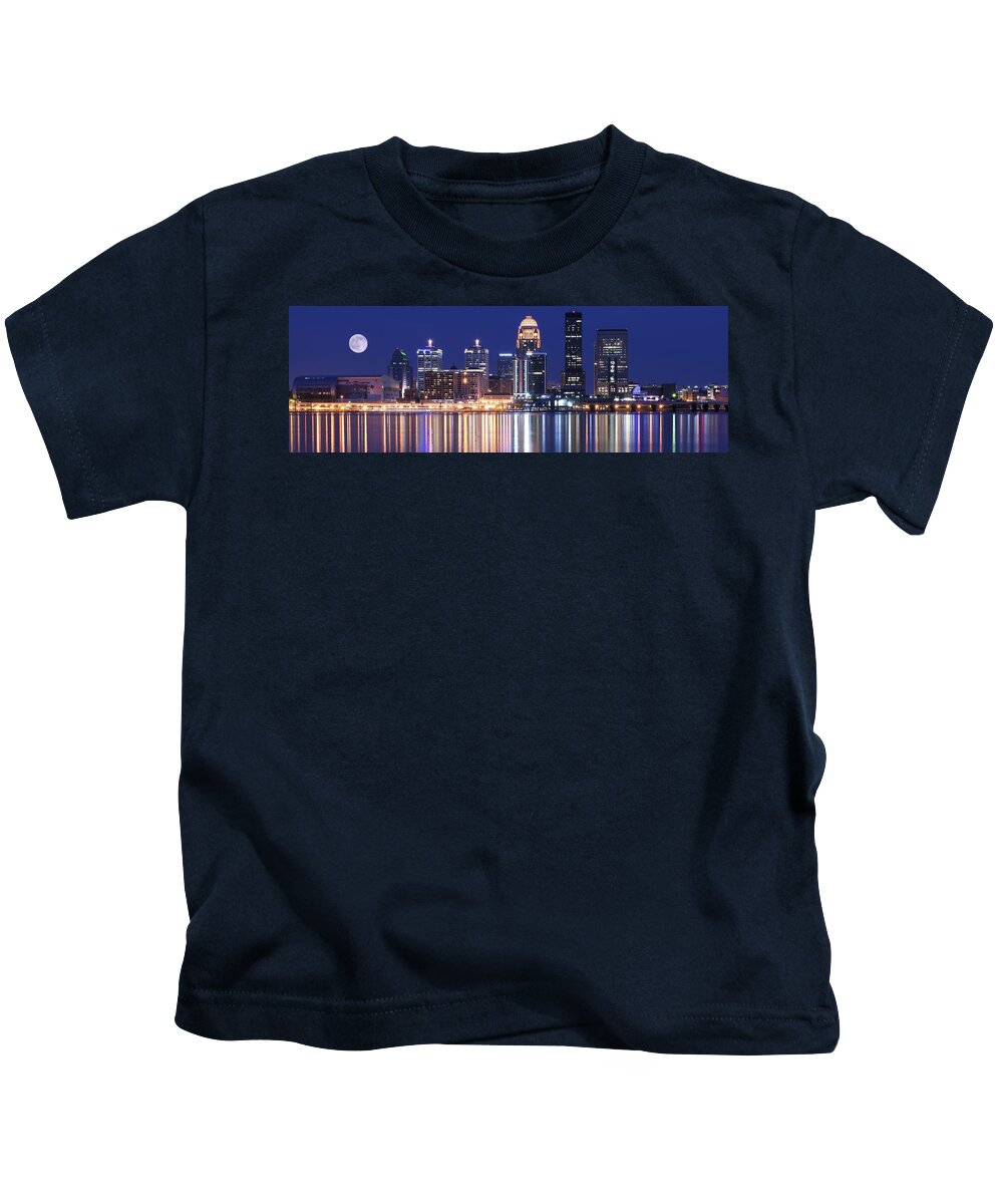 Luminescent Louisville Kids T-Shirt by Frozen in Time Fine Art
