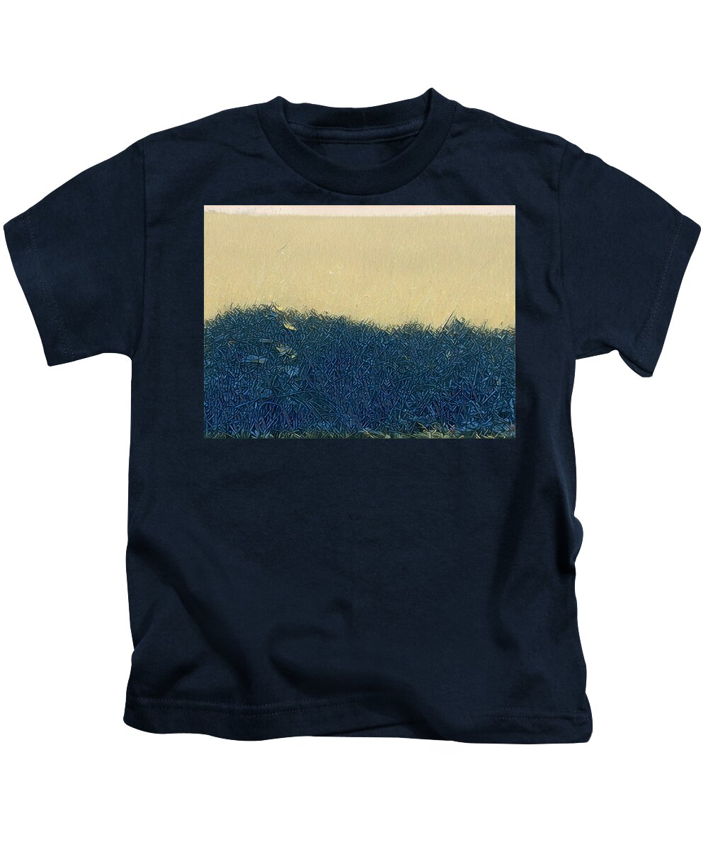 Photograph Kids T-Shirt featuring the digital art Meadow by Unhinged Artistry