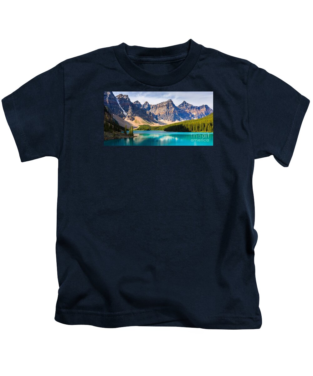 Canada Kids T-Shirt featuring the photograph Moraine Lake, Canada #1 by Henk Meijer Photography