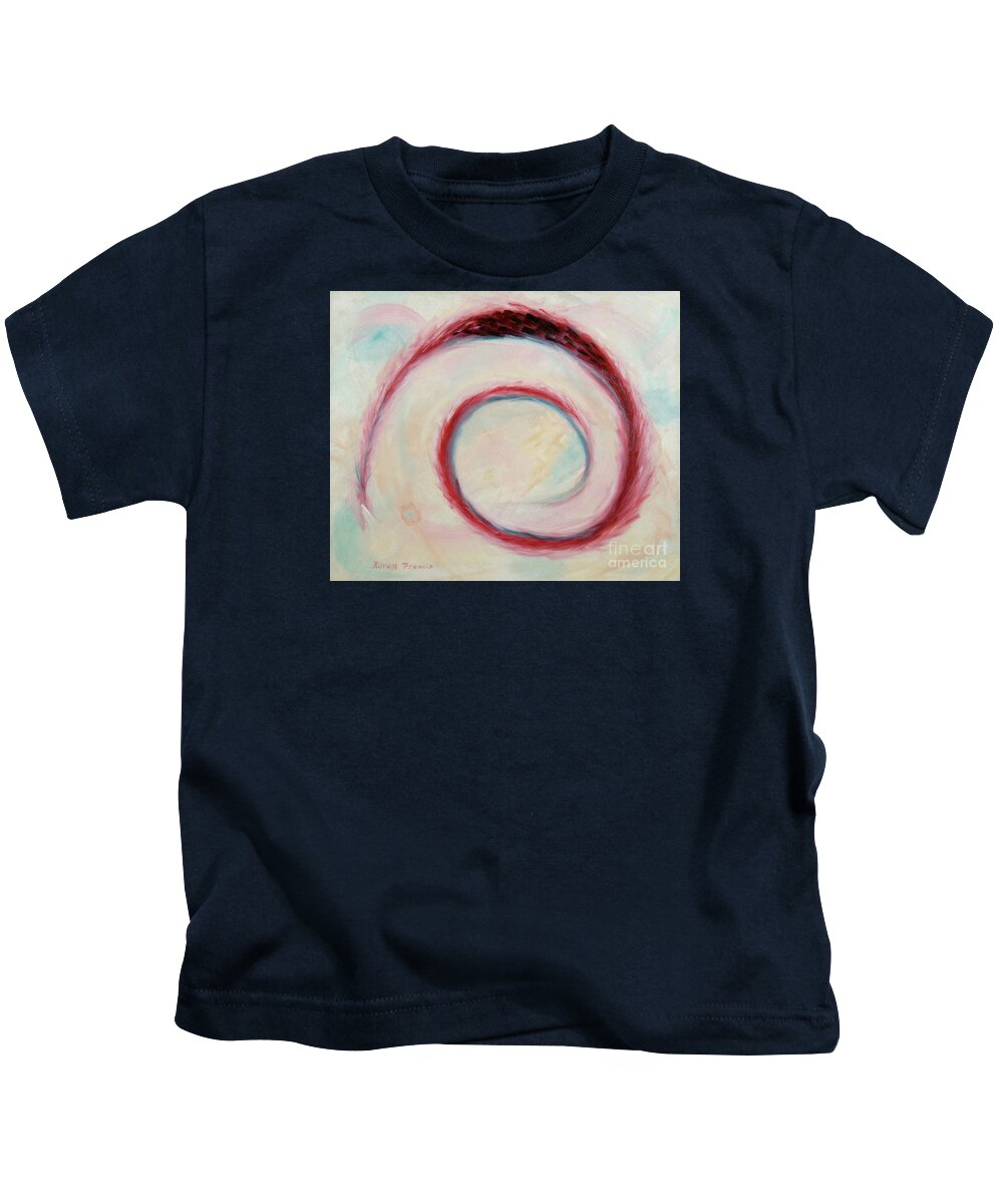 Moving On Kids T-Shirt featuring the painting Moving On by Karen Francis