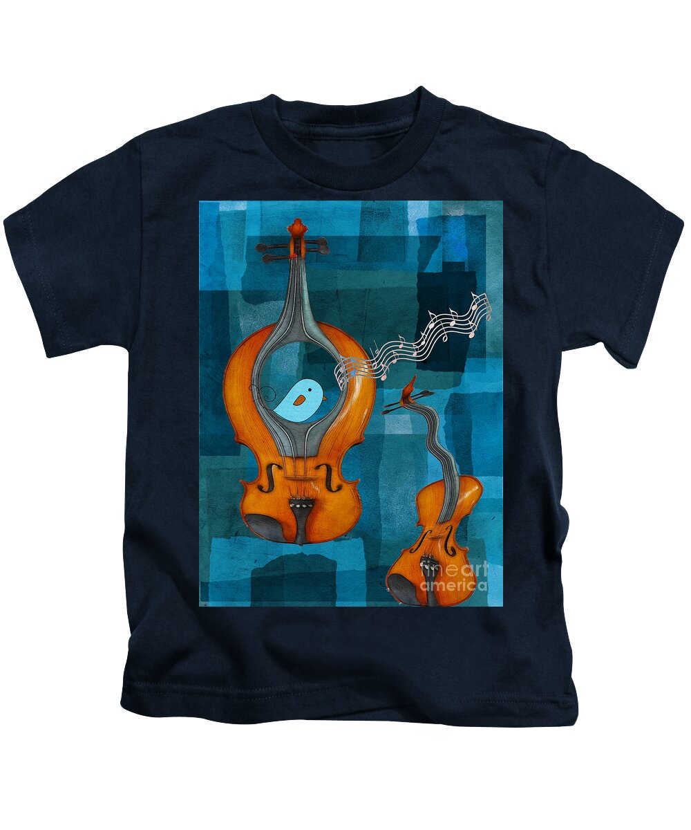 Music Kids T-Shirt featuring the digital art Musiko by Aimelle Ml