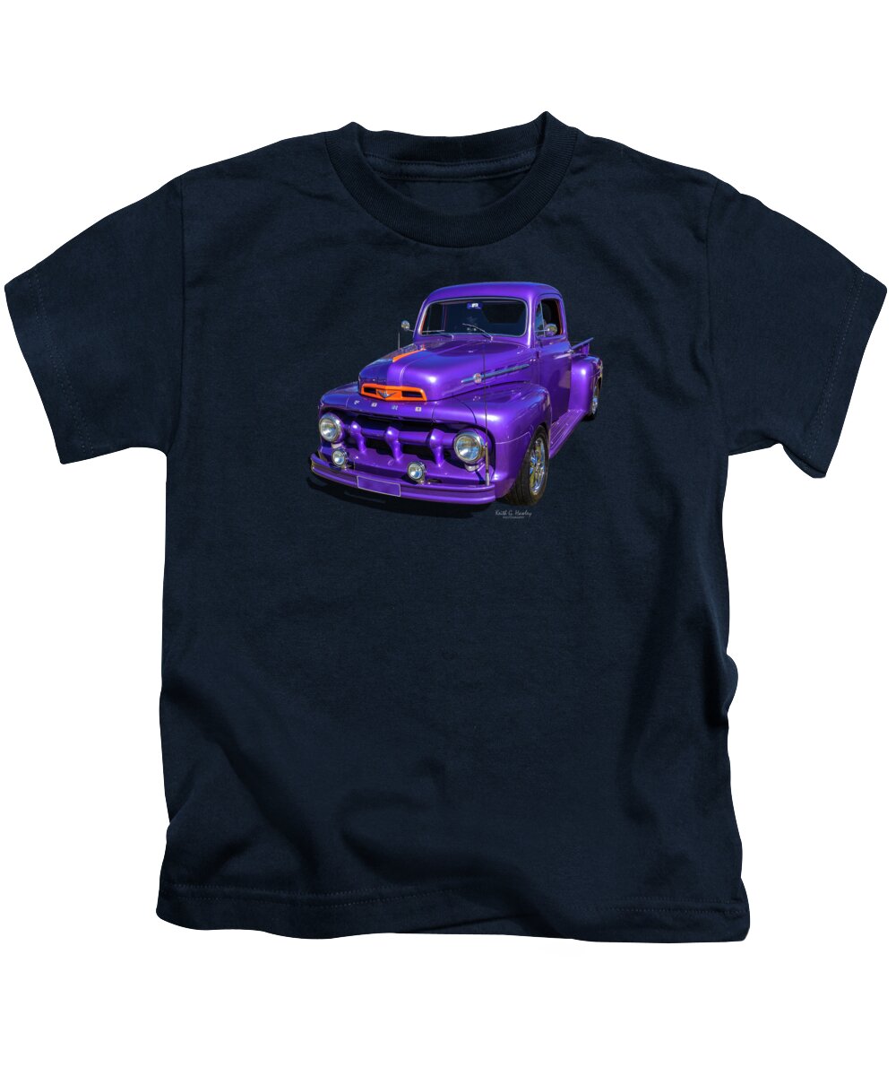 Pickup Kids T-Shirt featuring the photograph Purple 51 by Keith Hawley
