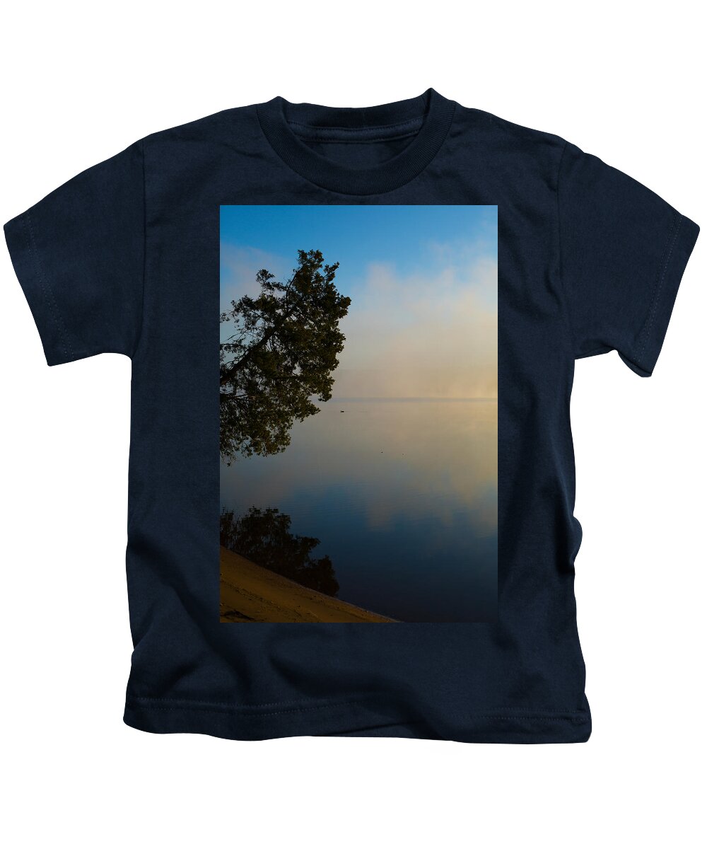 Fog Kids T-Shirt featuring the photograph Reflections by Jessica Brown