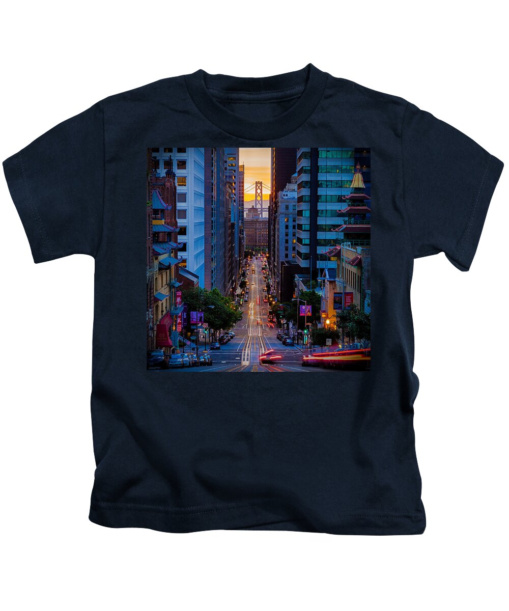 San Francisco Kids T-Shirt featuring the photograph San Francisco by Mariel Mcmeeking