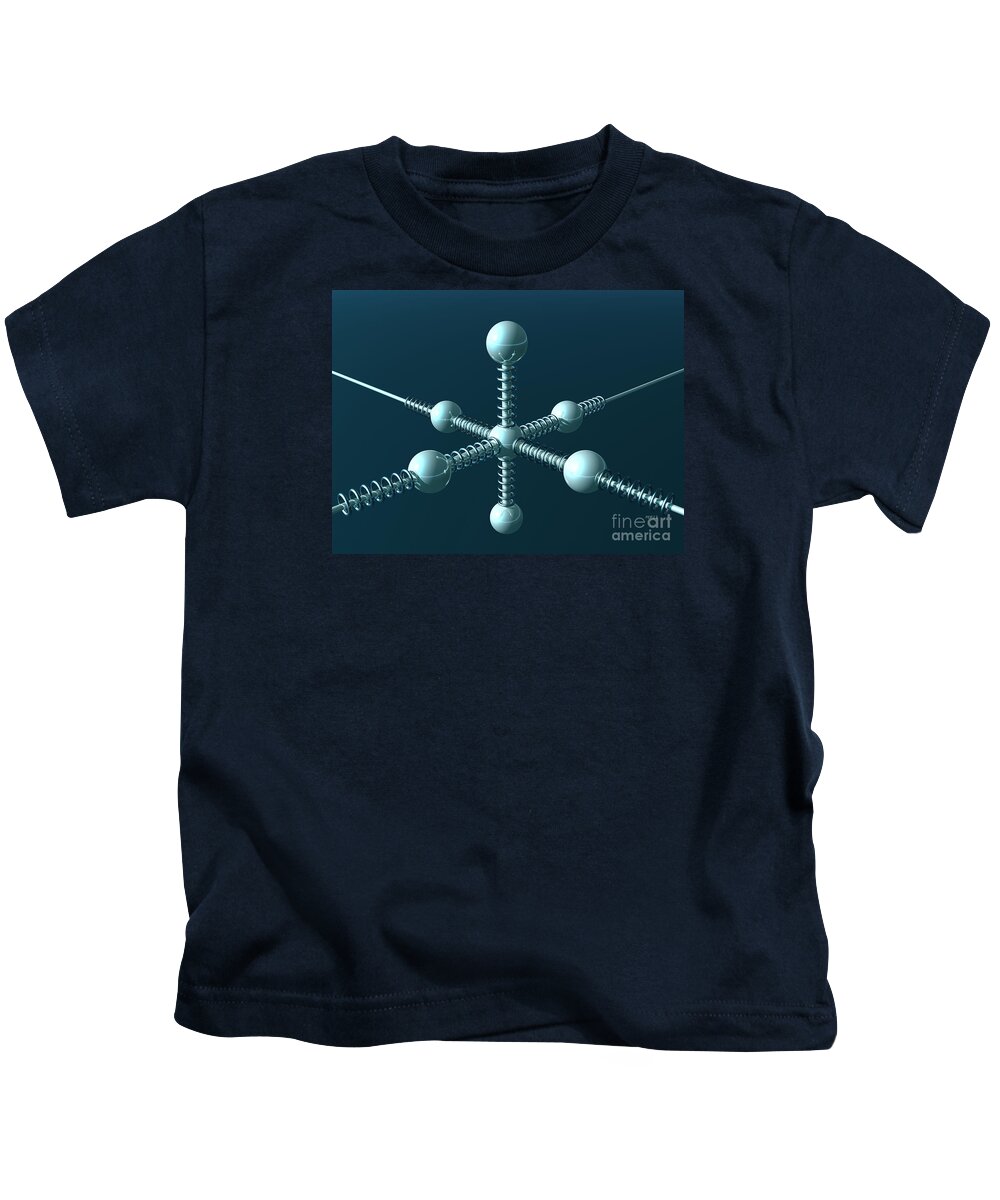Space Kids T-Shirt featuring the digital art Space Station 2048 by Phil Perkins