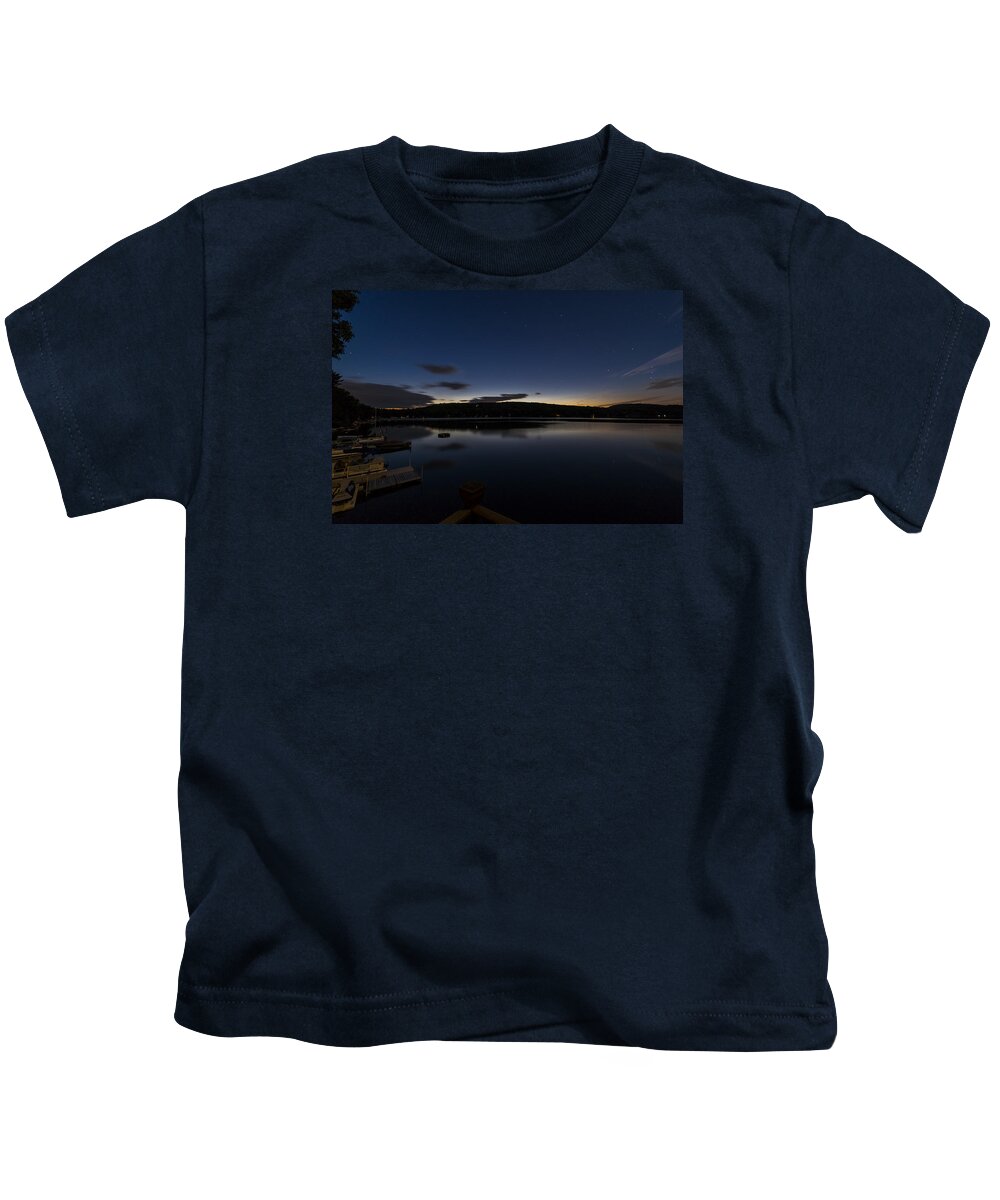 Spofford Lake New Hampshire Kids T-Shirt featuring the photograph Spofford Lake Dawn by Tom Singleton