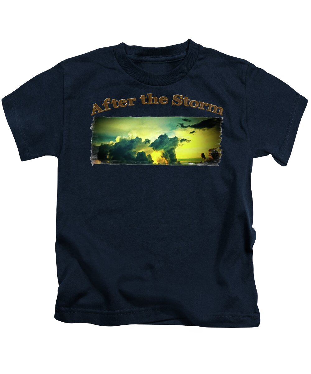 Illinois Kids T-Shirt featuring the photograph Sunset After the Storm by Roger Passman